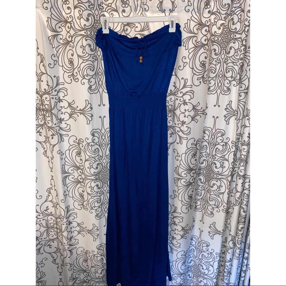 Dark blue forever21 maxi dress